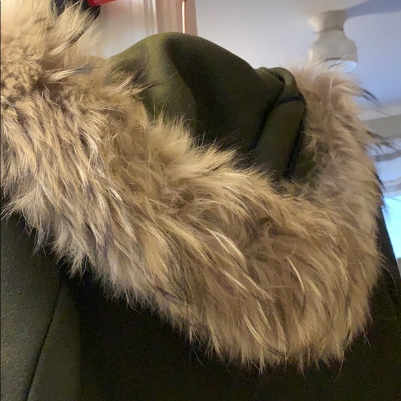 Olive Green Sandro Coat - Picture 7 of 10